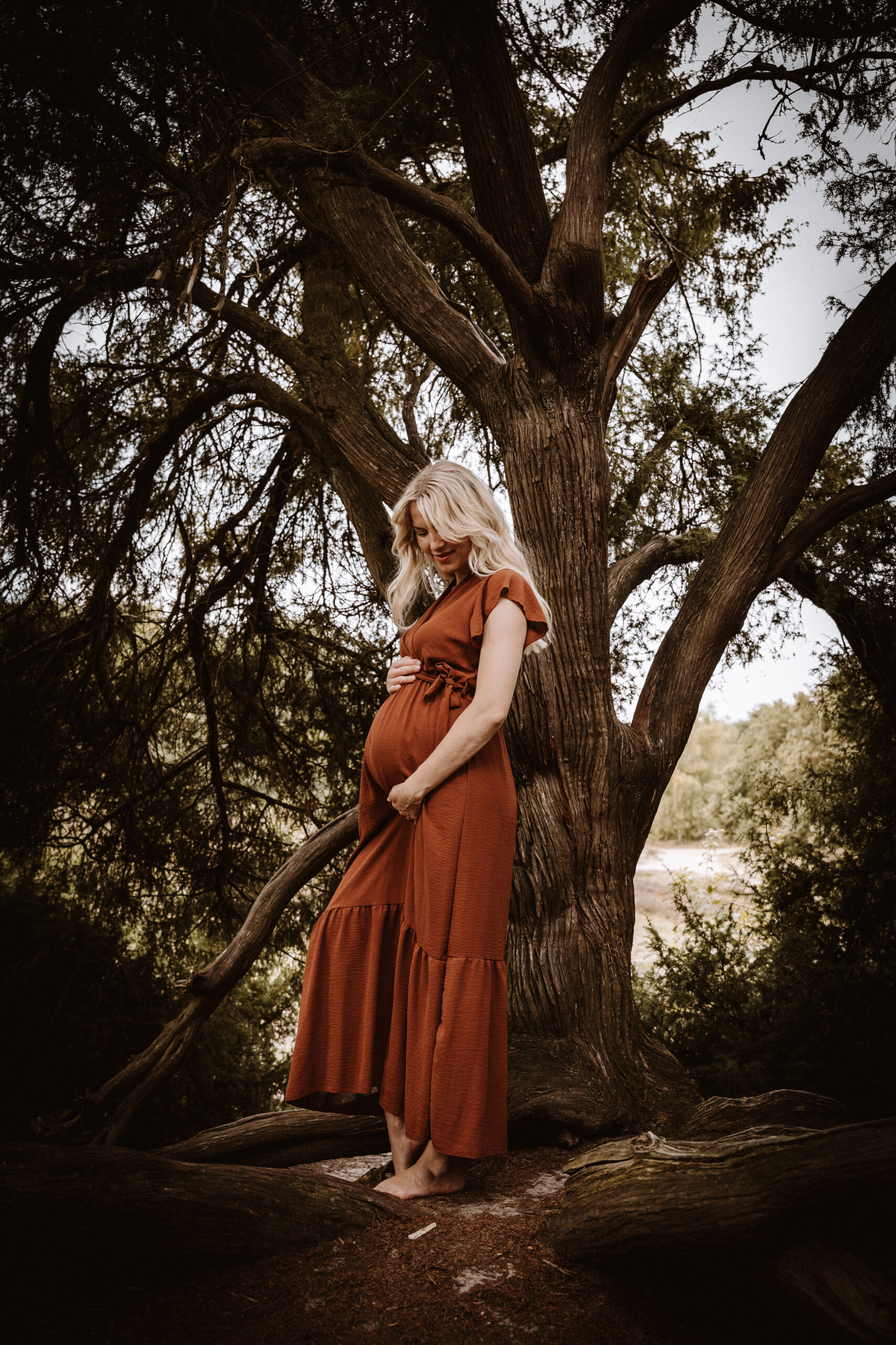 Zwangerschapsfotografie in Schoorl met natuurlijke uitstraling, Hoorn