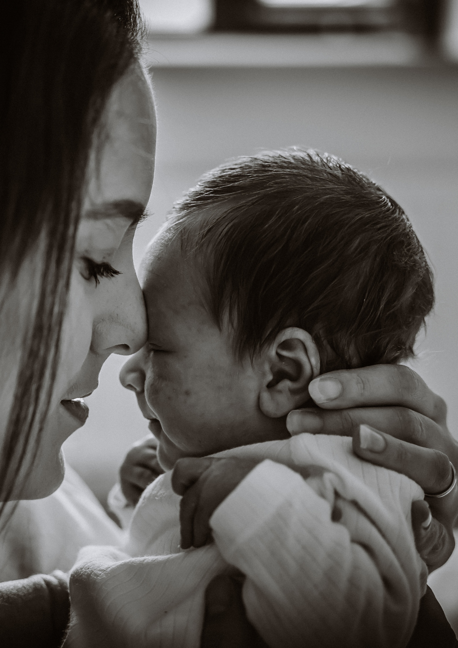 slapende newborn vastgelegd tijdens rustige fotoshoot, Hoorn
